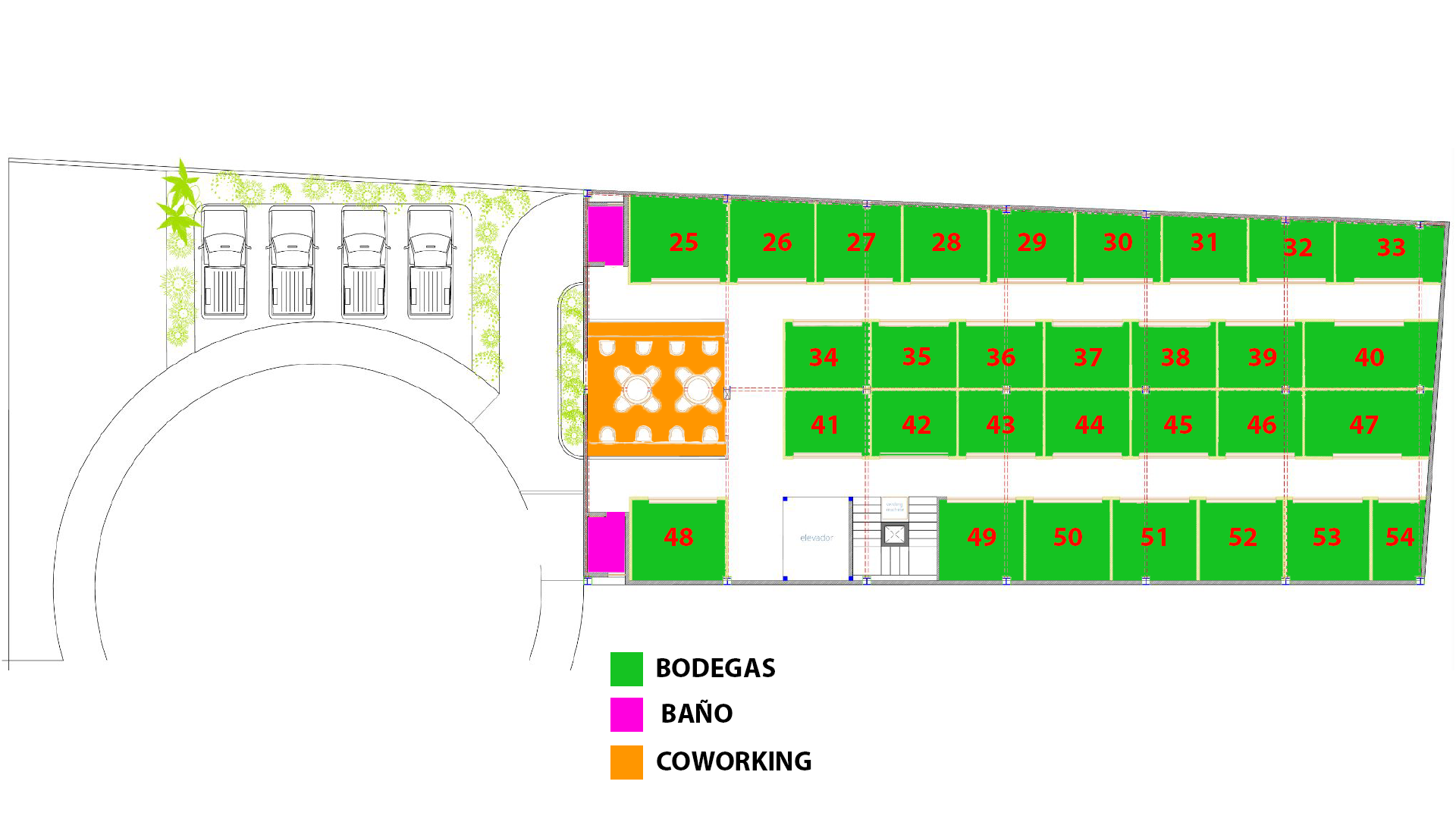 Mapa del Piso 1